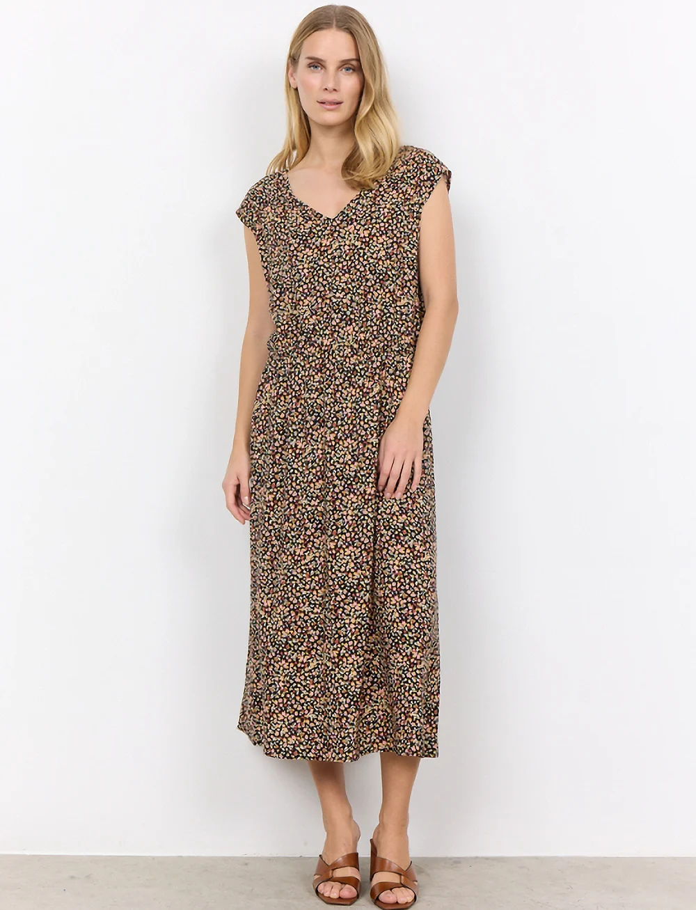 Soyaconcept - SC-FARAH - sommarklänningar - blush combi - 3