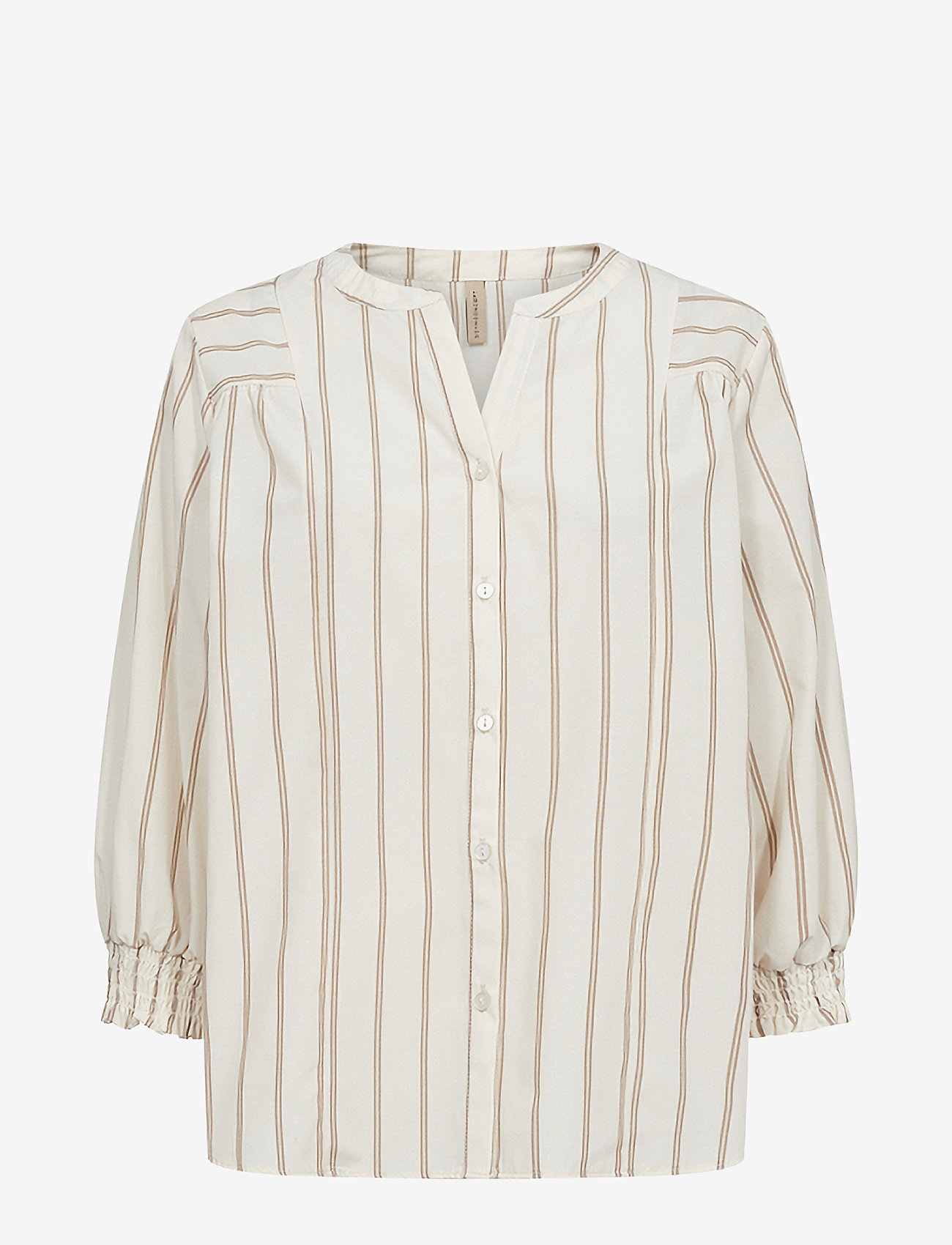 Soyaconcept - SC-FELINA - langärmlige hemden - desert brown combi - 0