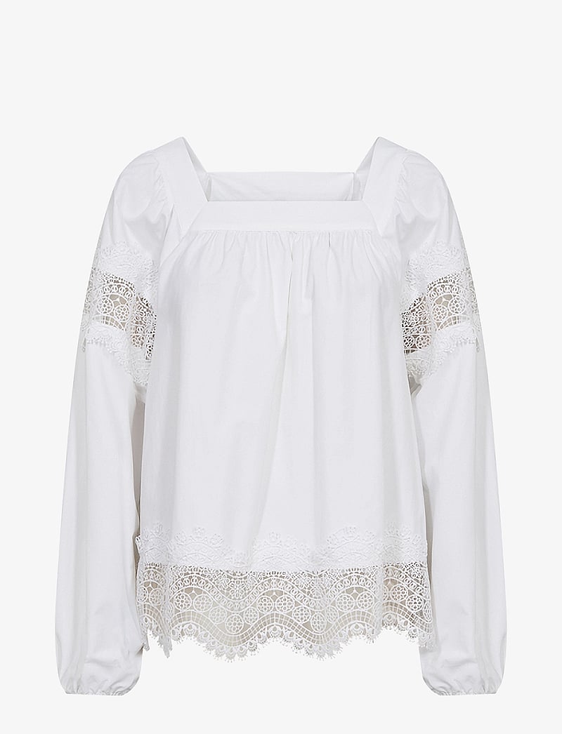 Soyaconcept - SC-NETTI - pikkade varrukatega pluusid - white - 1