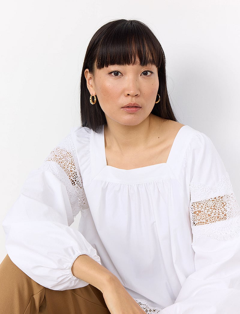 Soyaconcept - SC-NETTI - pikkade varrukatega pluusid - white - 0