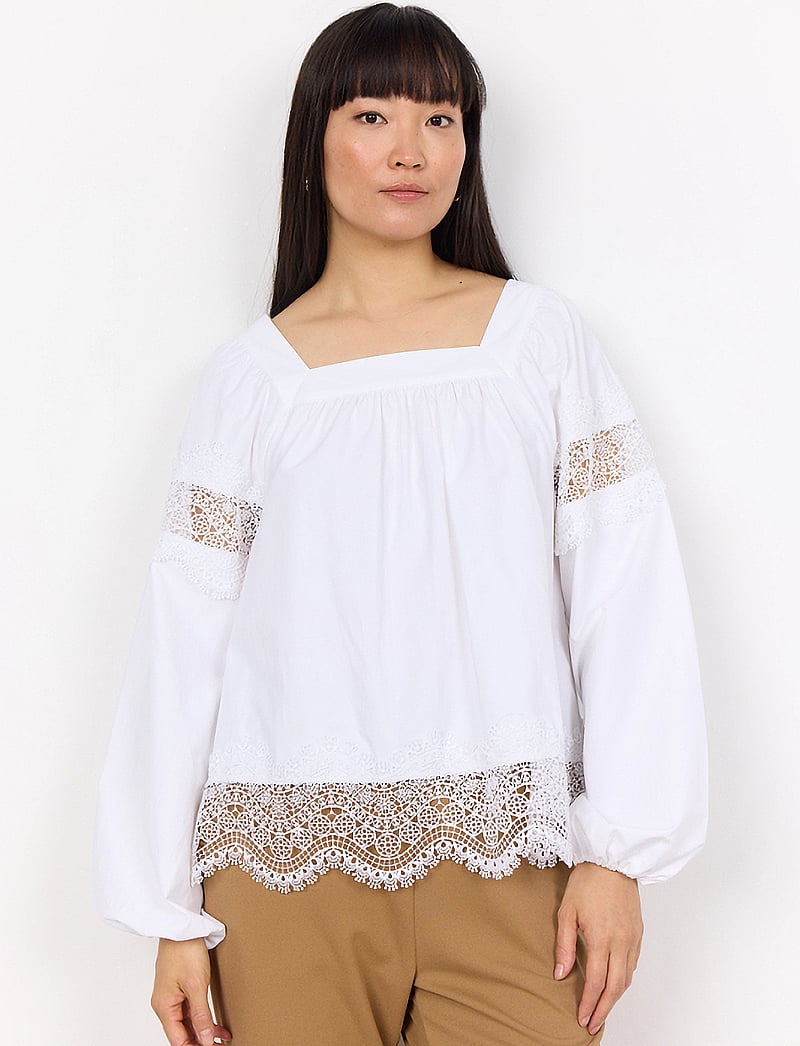 Soyaconcept - SC-NETTI - pikkade varrukatega pluusid - white - 3