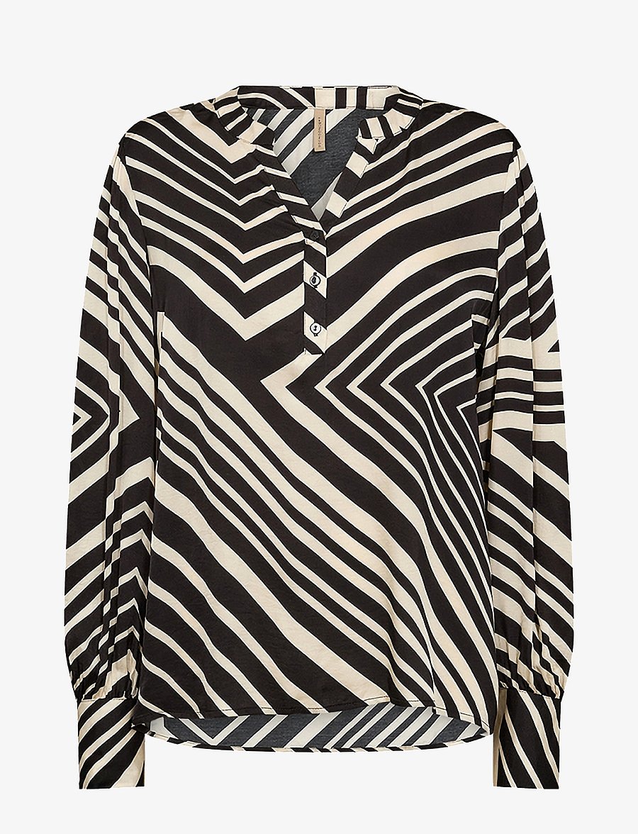 Soyaconcept - SC-FARO - blouses à manches longues - black combi - 1