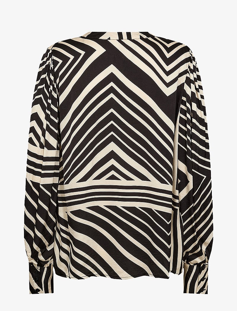 Soyaconcept - SC-FARO - langärmlige blusen - black combi - 2