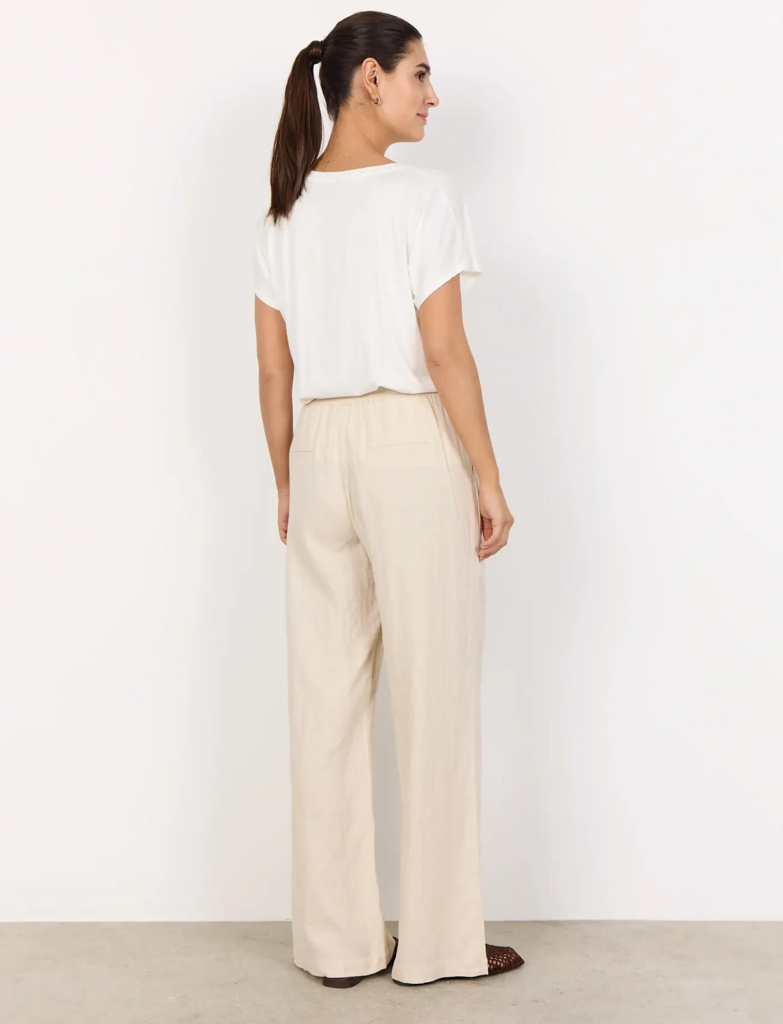 Soyaconcept - SC-INA - linased püksid - 1661 sand - 3