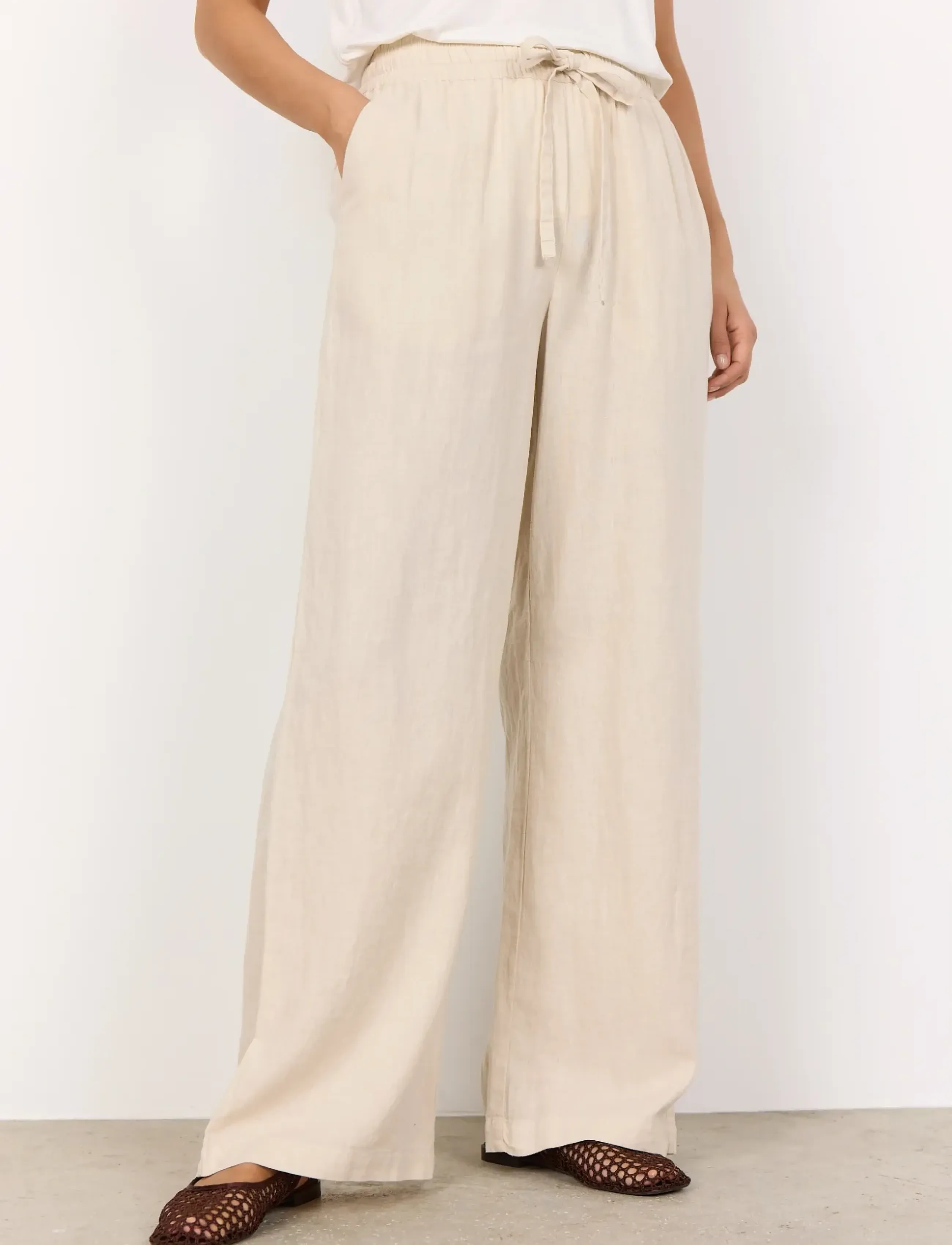 Soyaconcept - SC-INA - linased püksid - 1661 sand - 4