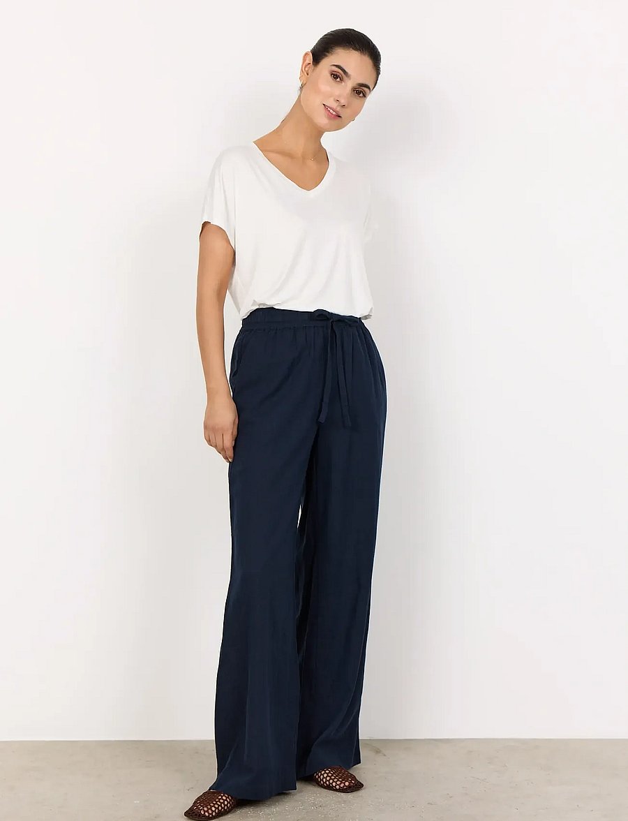 Soyaconcept - SC-INA - linased püksid - 6910 navy - 0