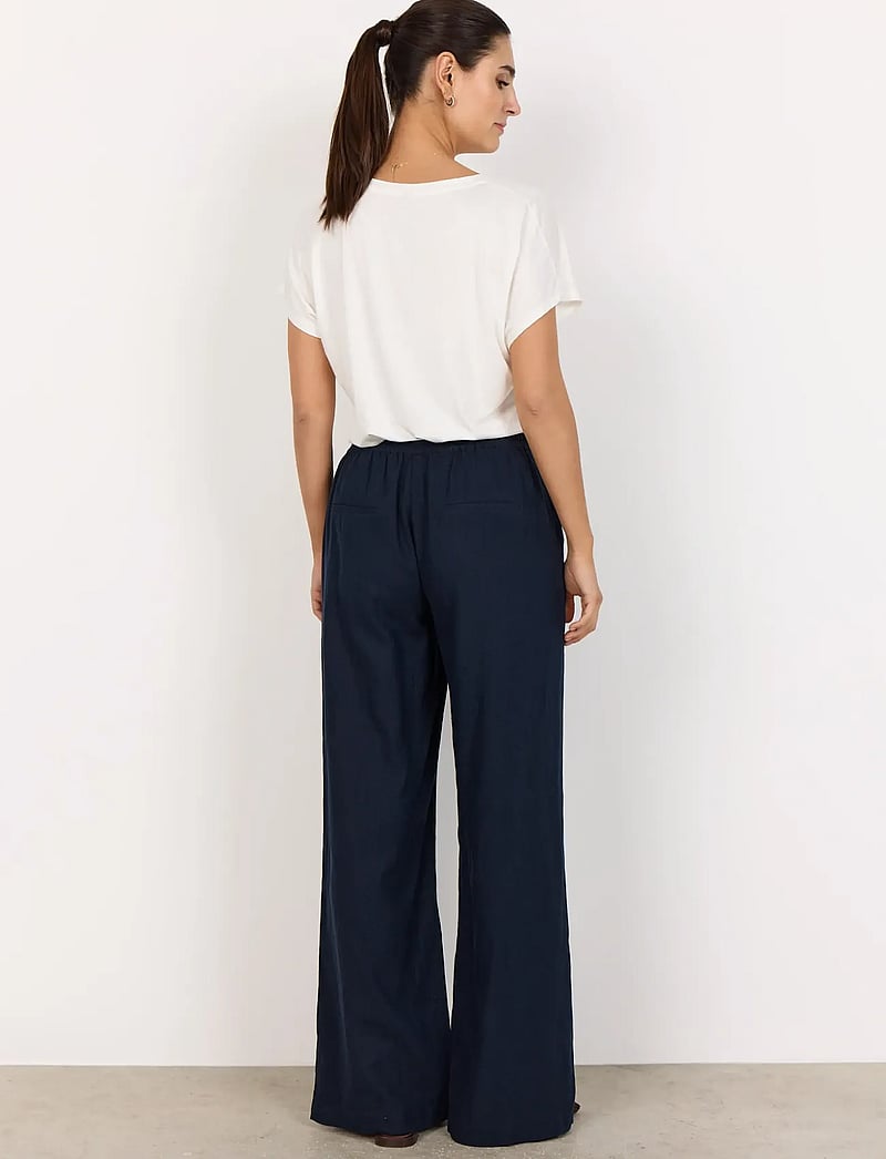 Soyaconcept - SC-INA - hørbukser - 6910 navy - 3