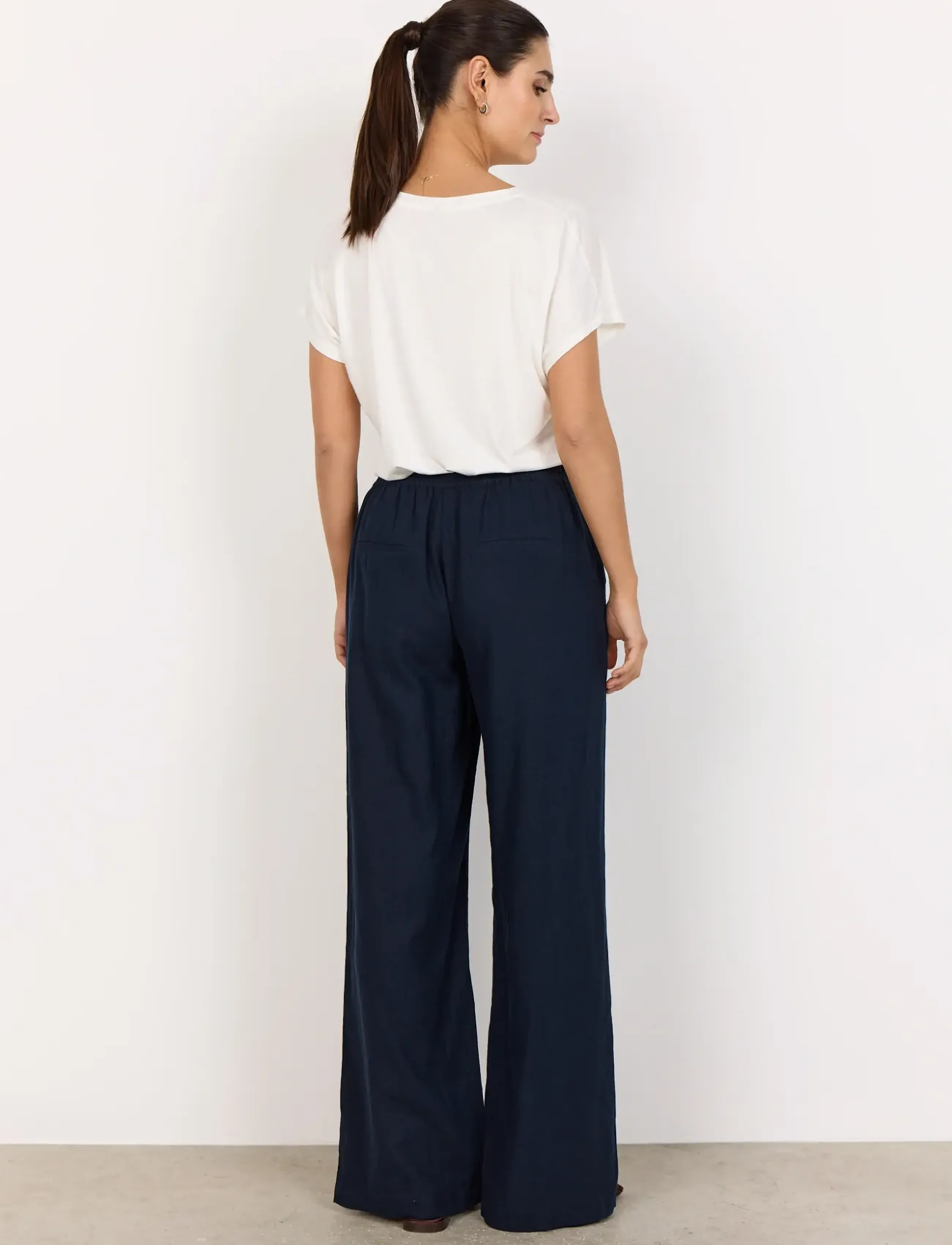 Soyaconcept - SC-INA - linased püksid - 6910 navy - 3