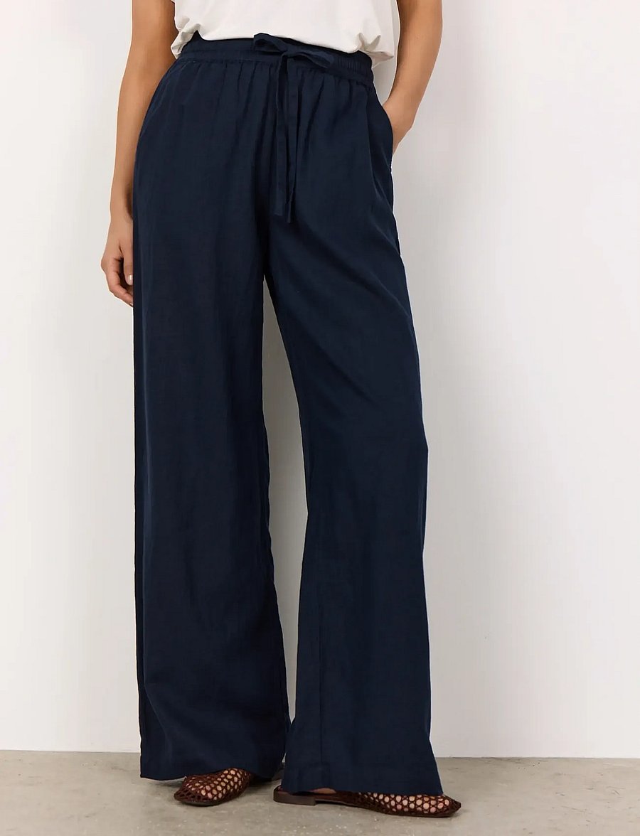 Soyaconcept - SC-INA - linased püksid - 6910 navy - 4