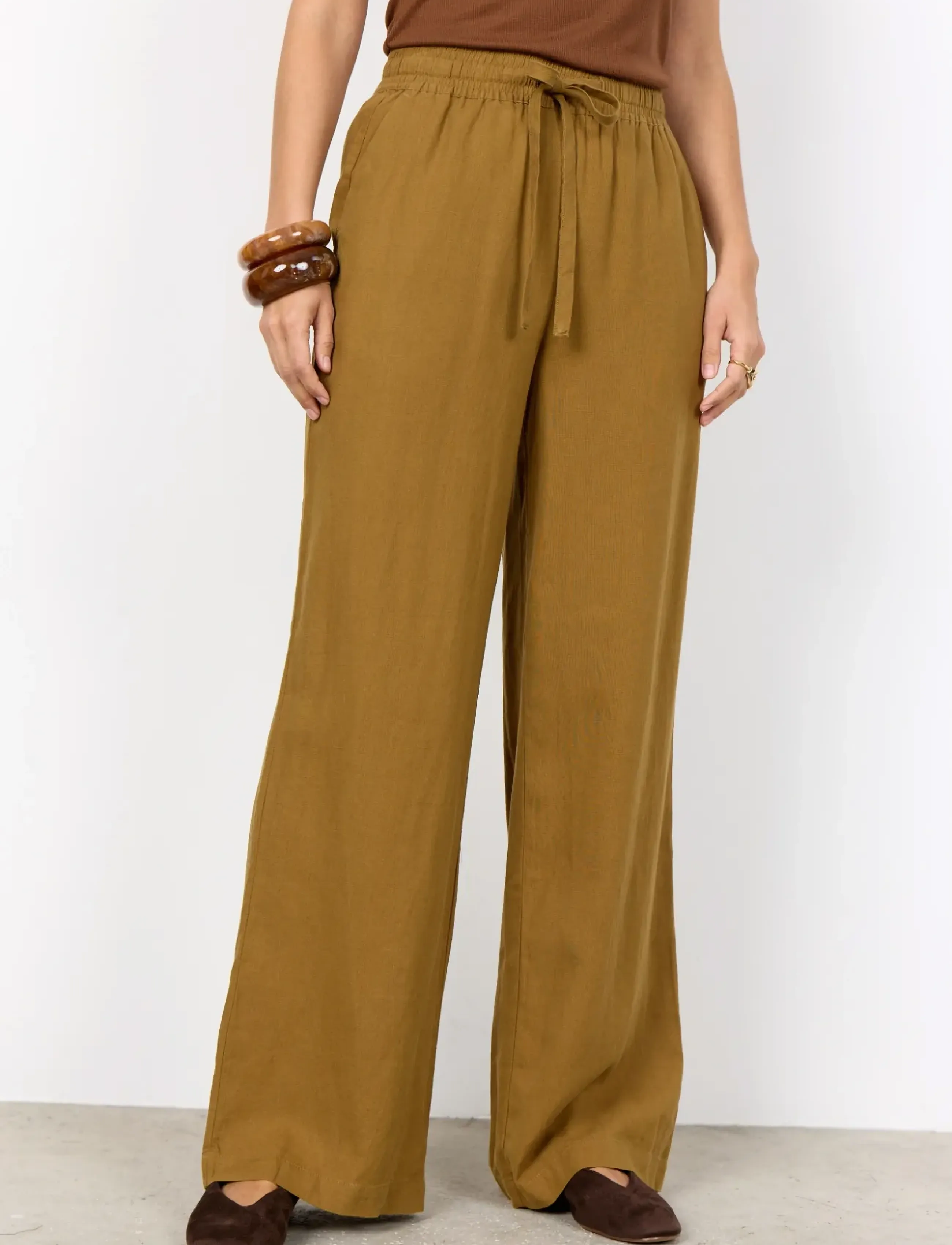 Soyaconcept - SC-INA - linased püksid - 7120 butternut - 4