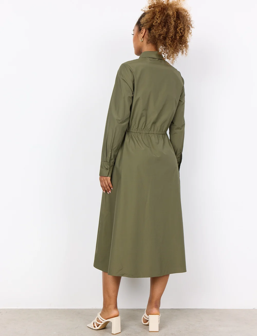 Soyaconcept - SC-NETTI - vasarinės suknelės - olive - 3