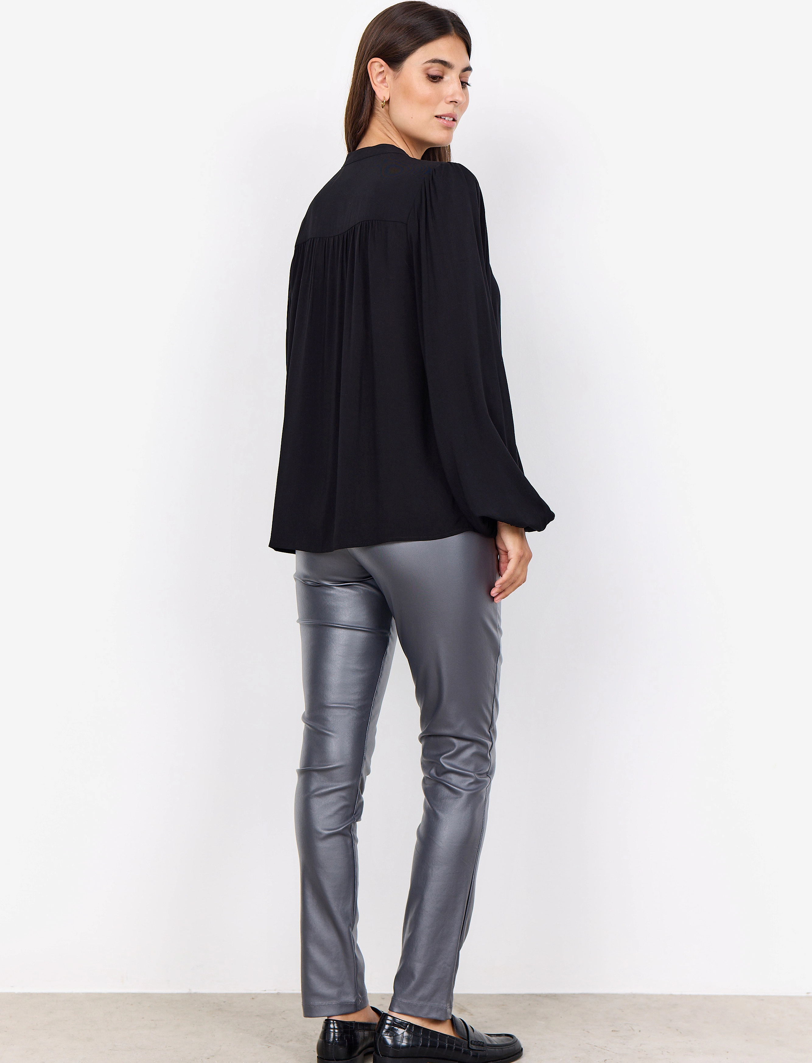 Soyaconcept - SC-RADIA - langärmlige hemden - black - 3