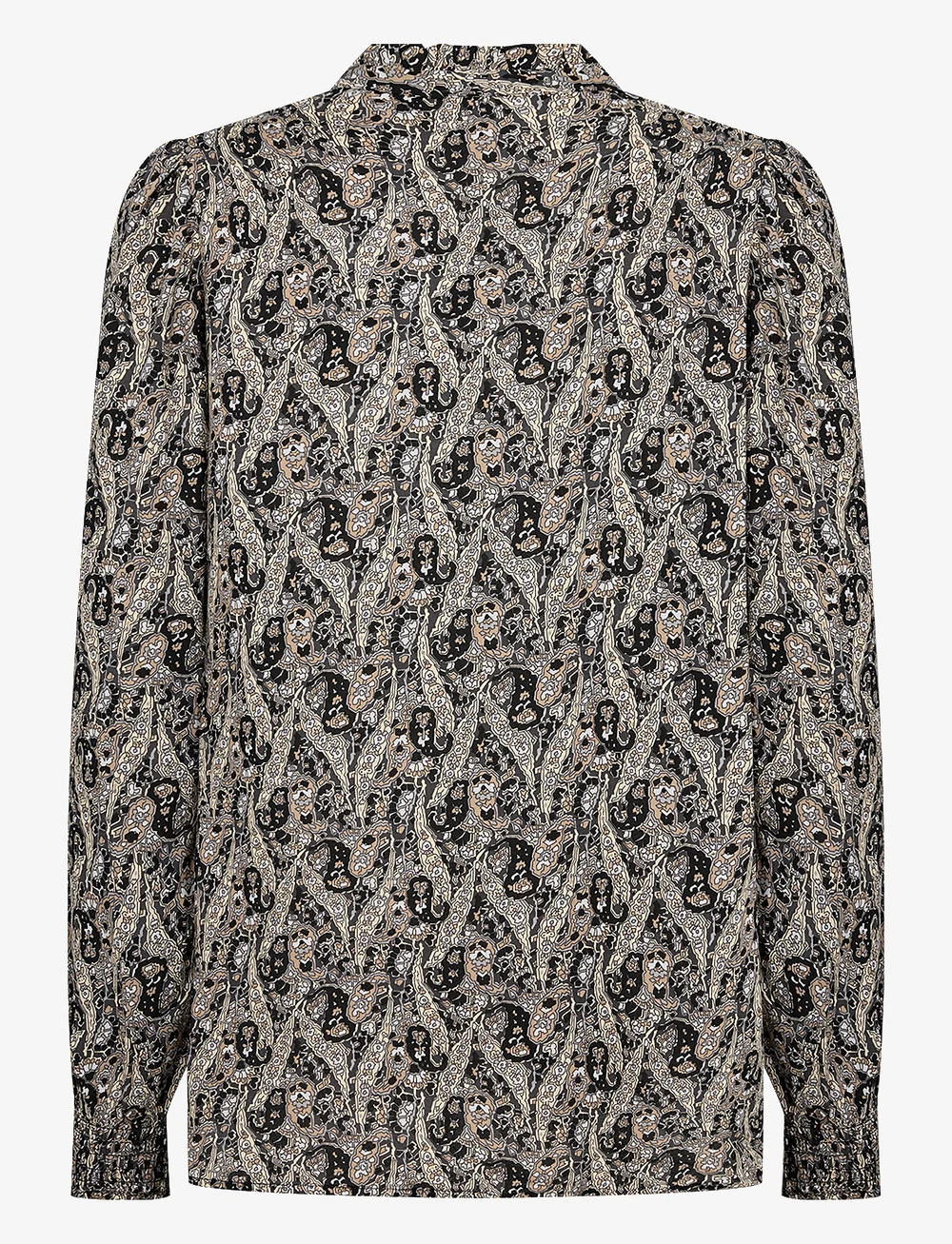 Soyaconcept - SC-ILYA - långärmade blusar - black combi - 1