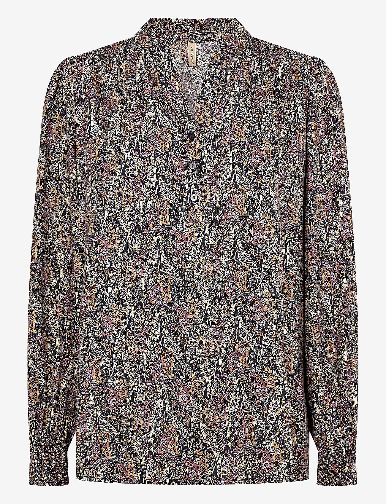 Soyaconcept - SC-ILYA - langærmede bluser - wine combi - 0