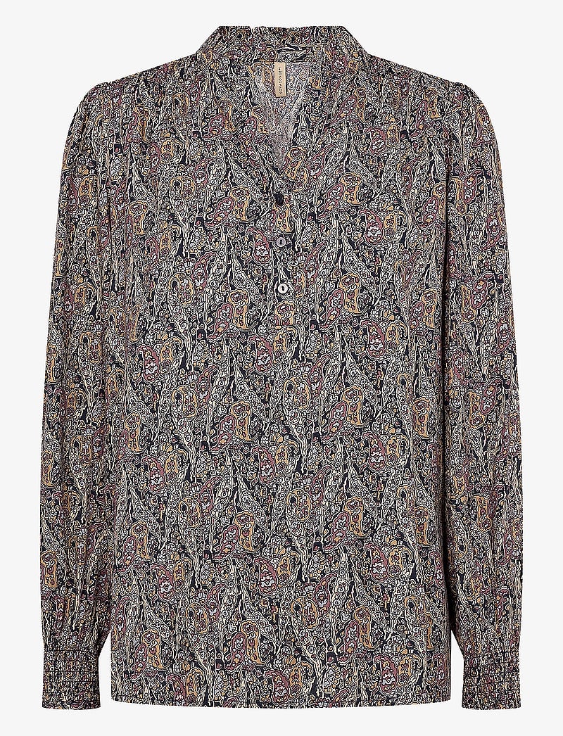 Soyaconcept - SC-ILYA - long sleeved blouses - wine combi - 1