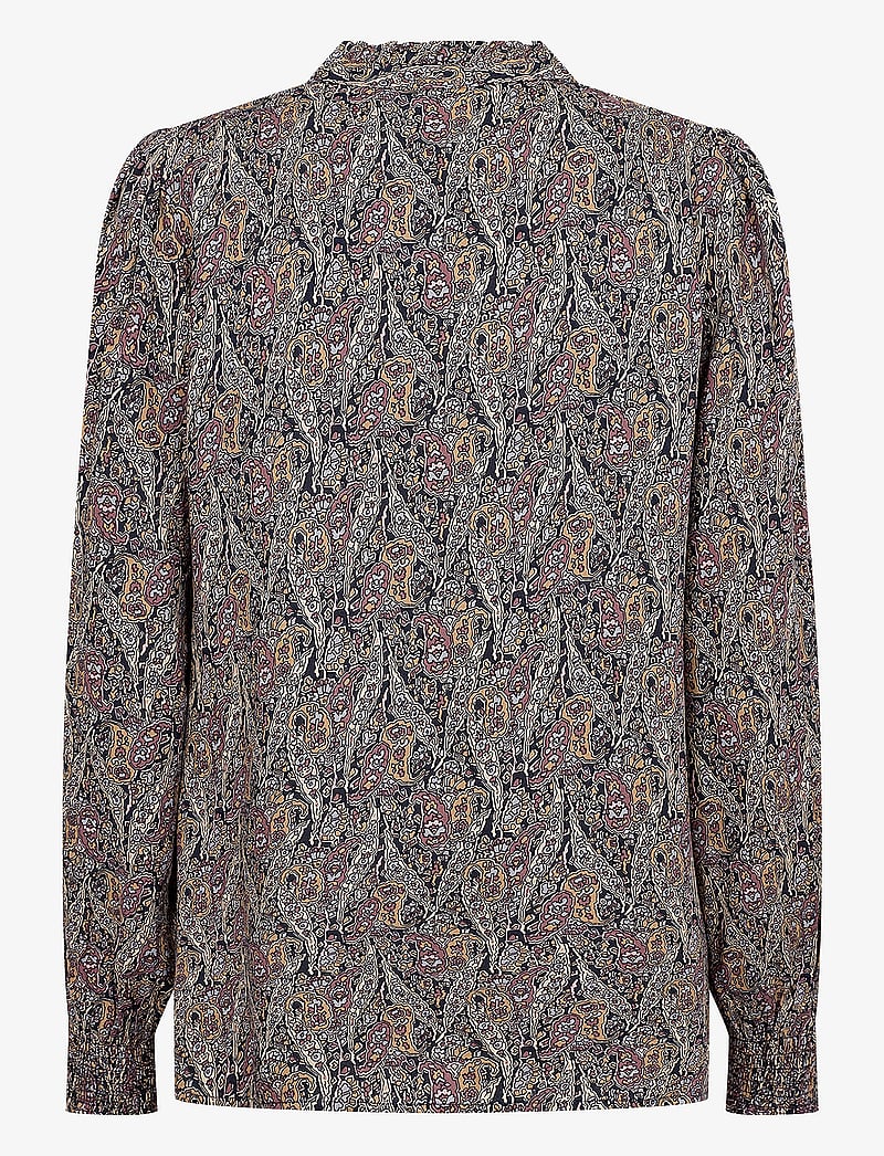 Soyaconcept - SC-ILYA - long sleeved blouses - wine combi - 2