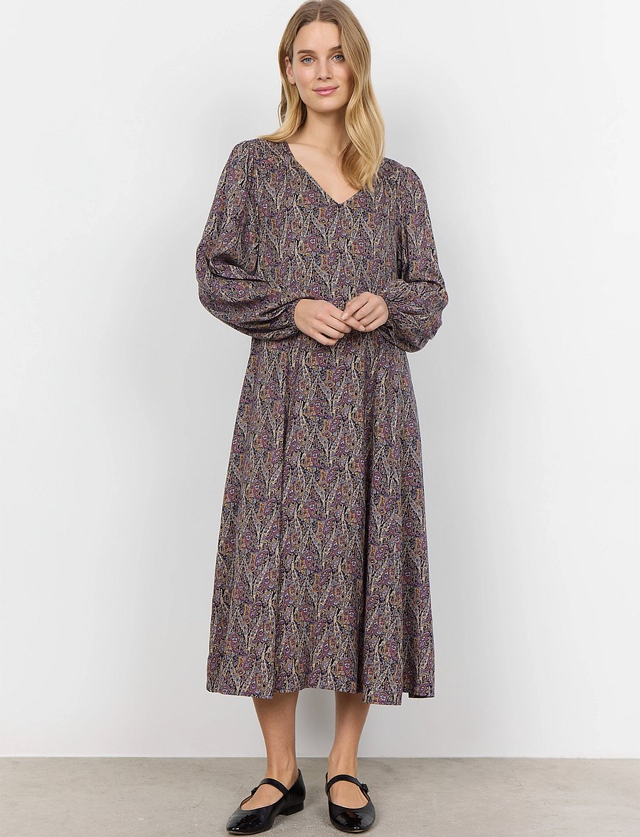 Soyaconcept - SC-ILYA - maxi dresses - wine combi - 3