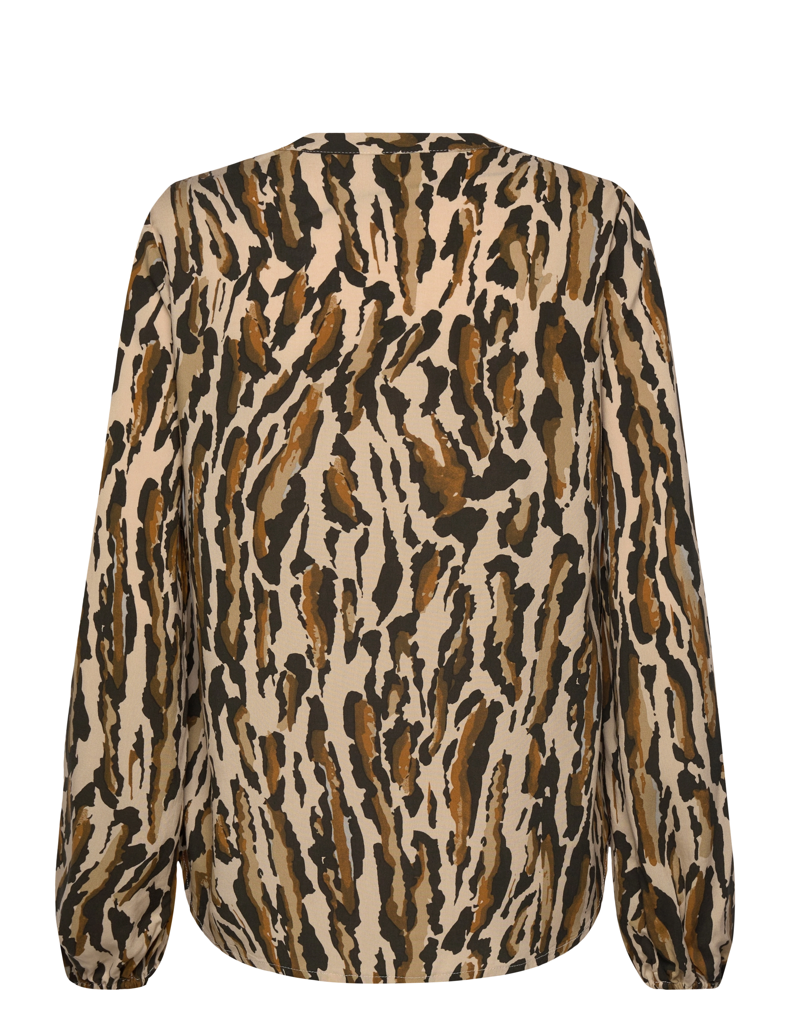 Soyaconcept - SC-IONA - langärmlige blusen - olive combi - 2