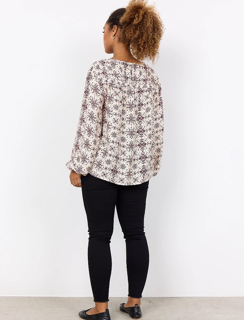 Soyaconcept - SC-IANE - långärmade blusar - wine combi - 4