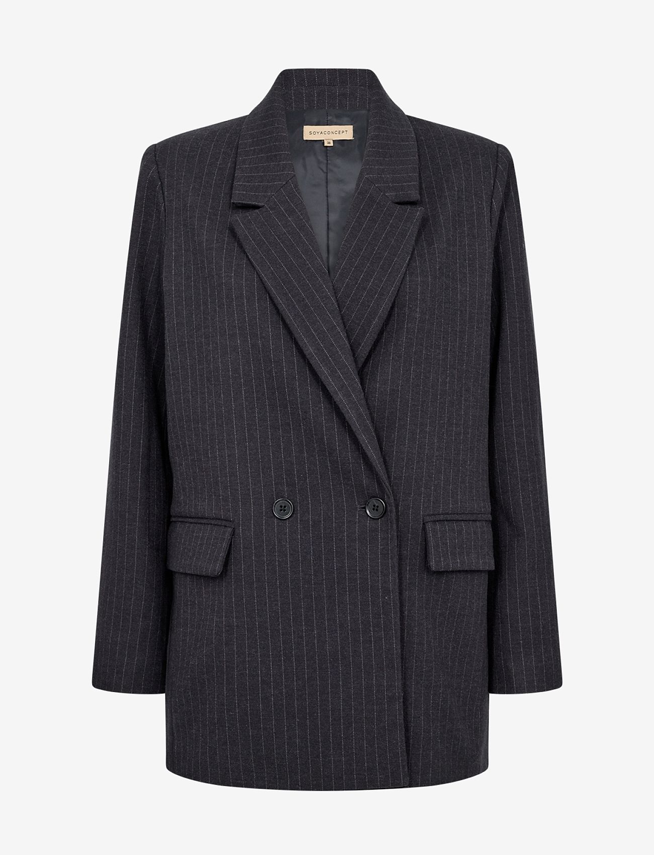 Soyaconcept - SC-ISABELLE - zweireihige blazer - blue iris melange combi - 0