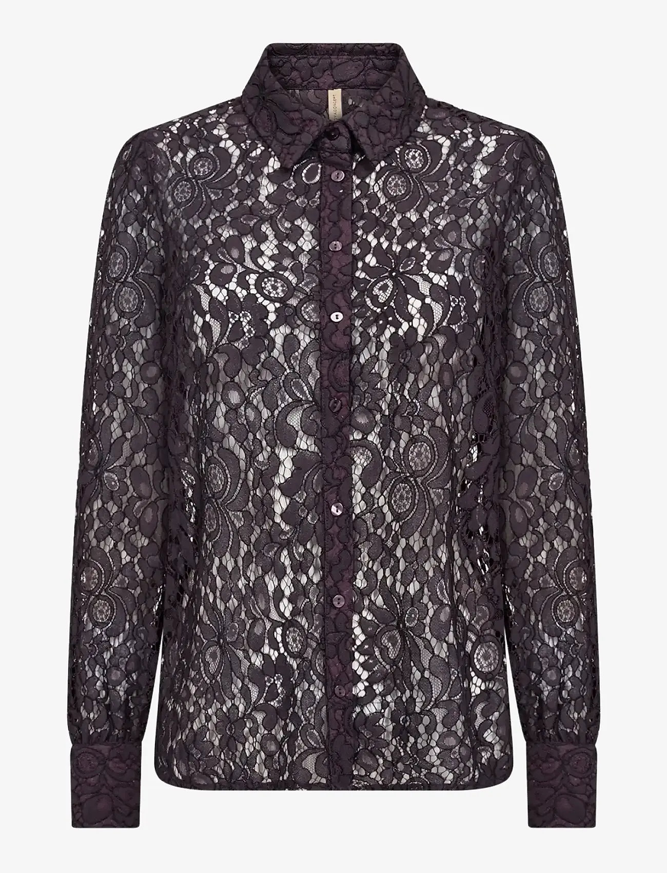 Soyaconcept - SC-NILLA - langärmlige hemden - 5120c plum perfect combi - 1