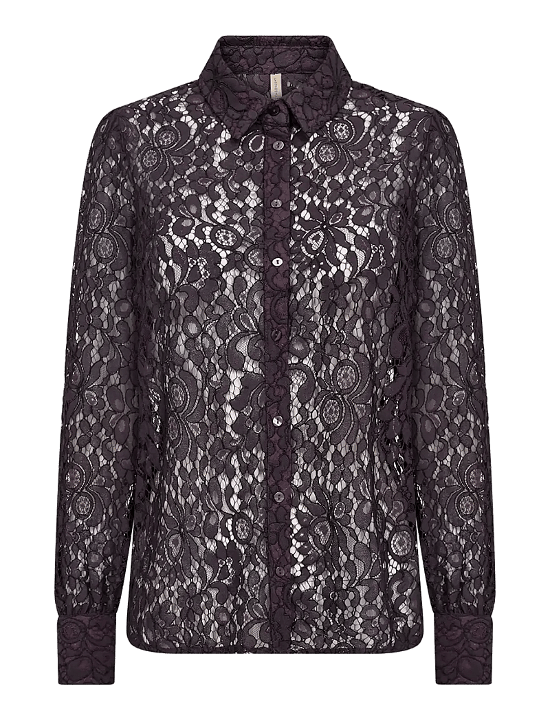 Soyaconcept - SC-NILLA - langärmlige hemden - 5120c plum perfect combi - 1