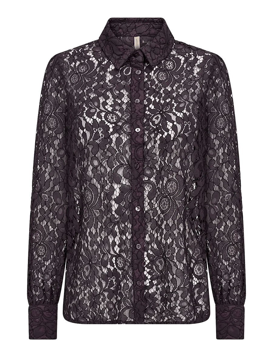 Soyaconcept - SC-NILLA - langärmlige hemden - 5120c plum perfect combi - 1