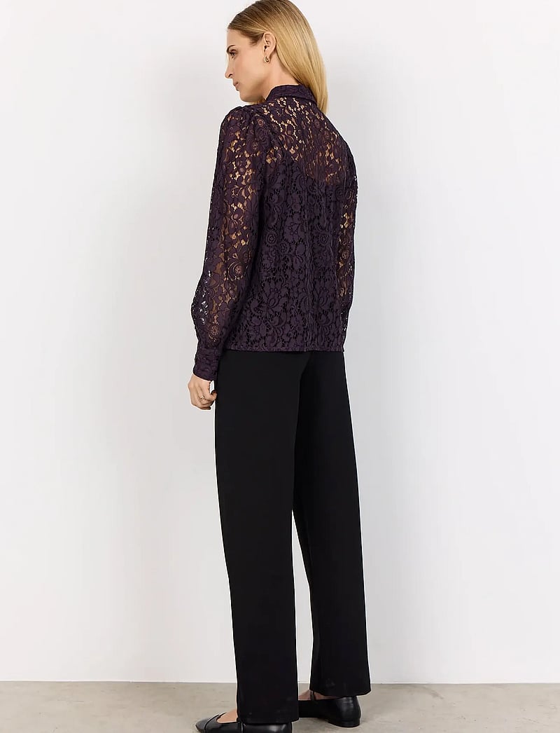 Soyaconcept - SC-NILLA - langärmlige hemden - 5120c plum perfect combi - 3