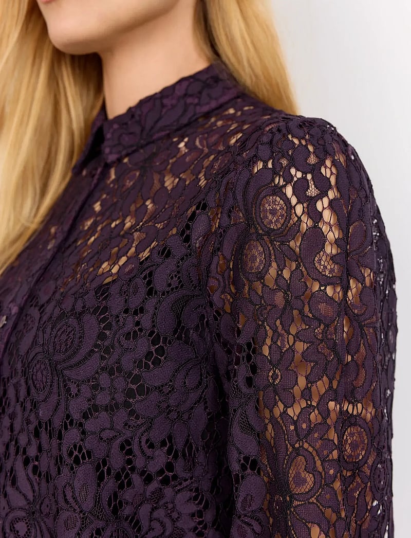 Soyaconcept - SC-NILLA - langärmlige hemden - 5120c plum perfect combi - 5