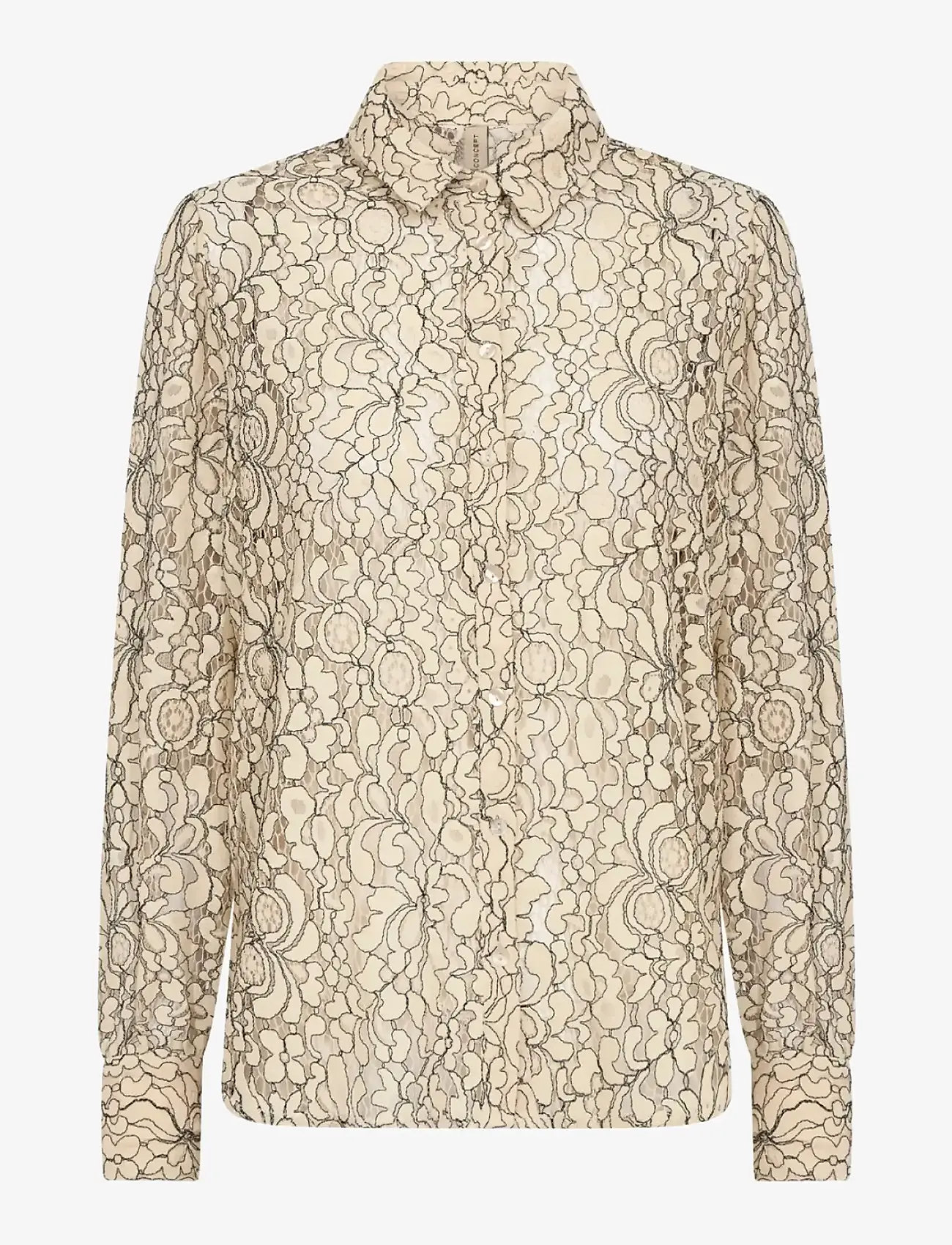 Soyaconcept - SC-NILLA - langärmlige hemden - 8008 sand combi - 1