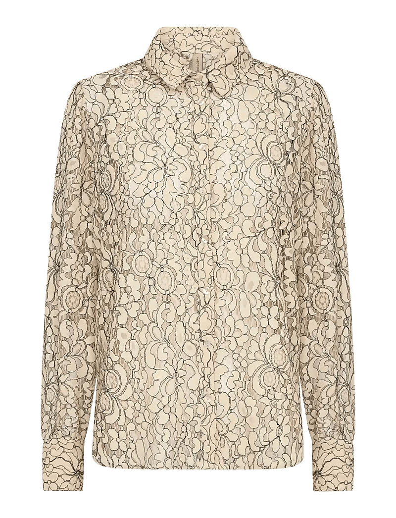 Soyaconcept - SC-NILLA - langärmlige hemden - 8008 sand combi - 1