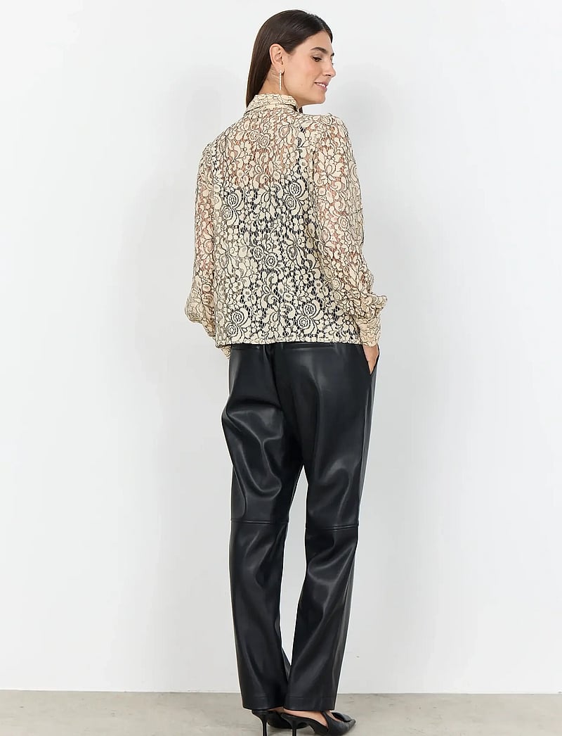 Soyaconcept - SC-NILLA - langärmlige hemden - 8008 sand combi - 3