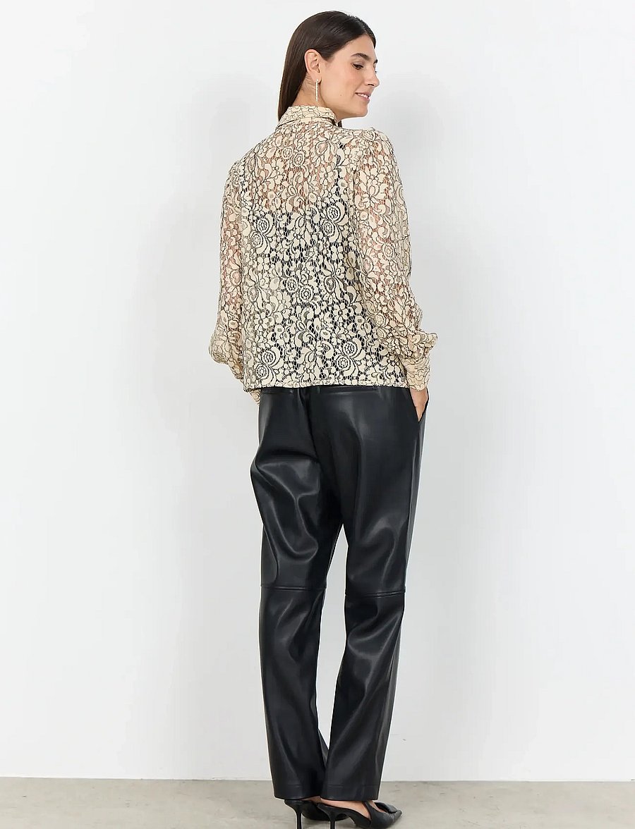Soyaconcept - SC-NILLA - langärmlige hemden - 8008 sand combi - 3