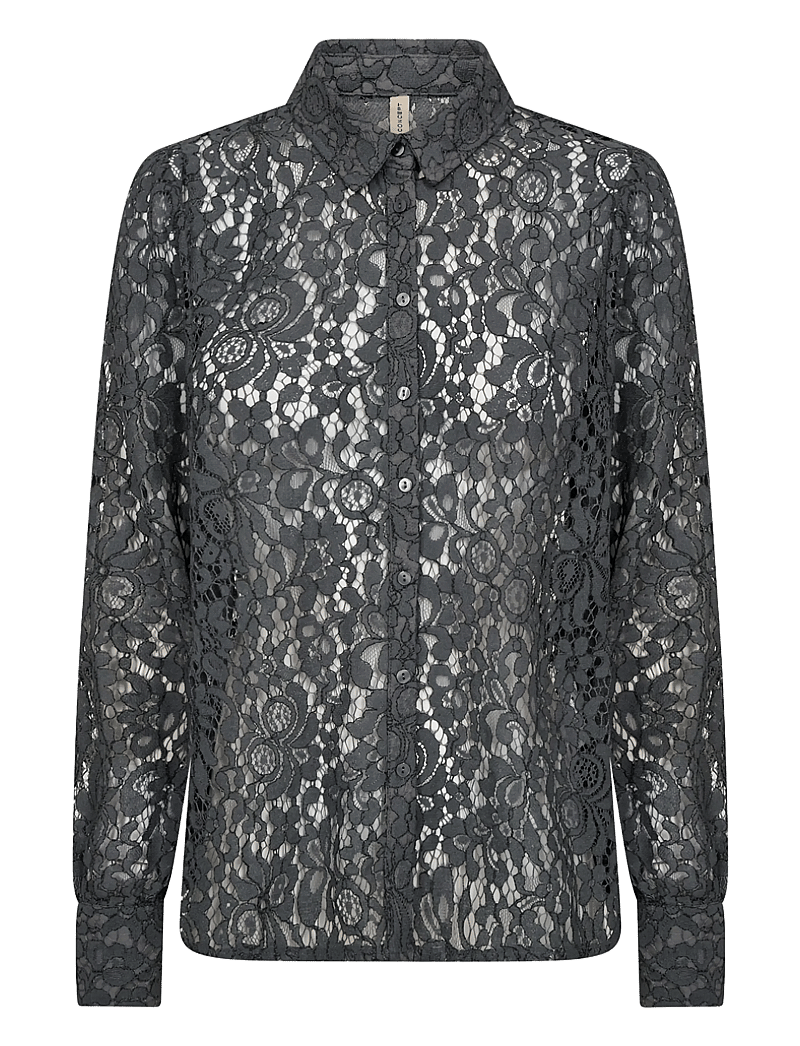 Soyaconcept - SC-NILLA - langermede skjorter - 9700c iron grey - 1