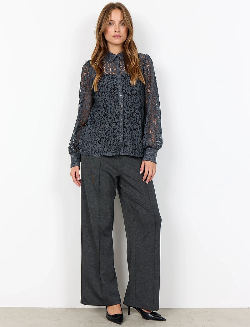 Soyaconcept - SC-NILLA - langermede skjorter - 9700c iron grey - 3