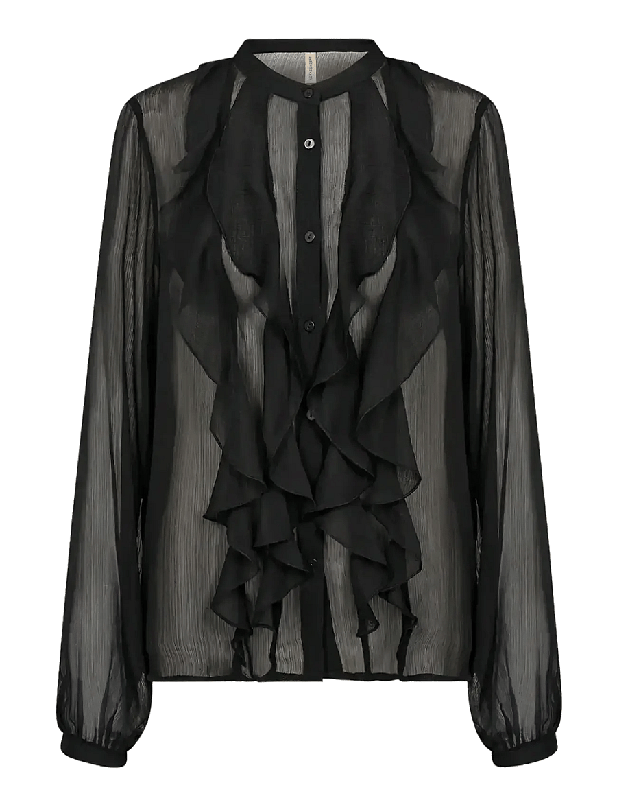 Soyaconcept - SC-NAIA - pikkade varrukatega pluusid - black - 1