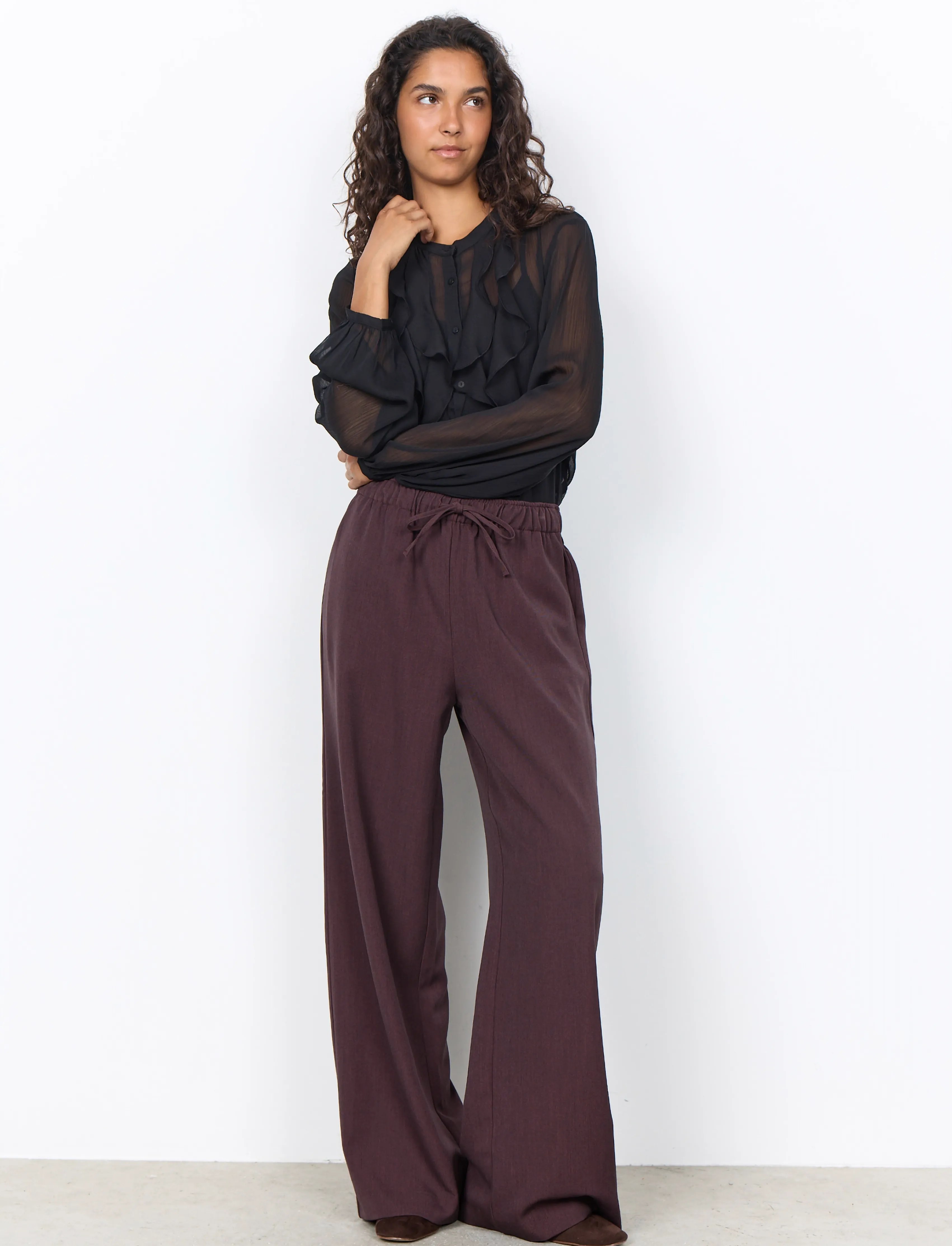 Soyaconcept - SC-NAIA - long-sleeved blouses - black - 3