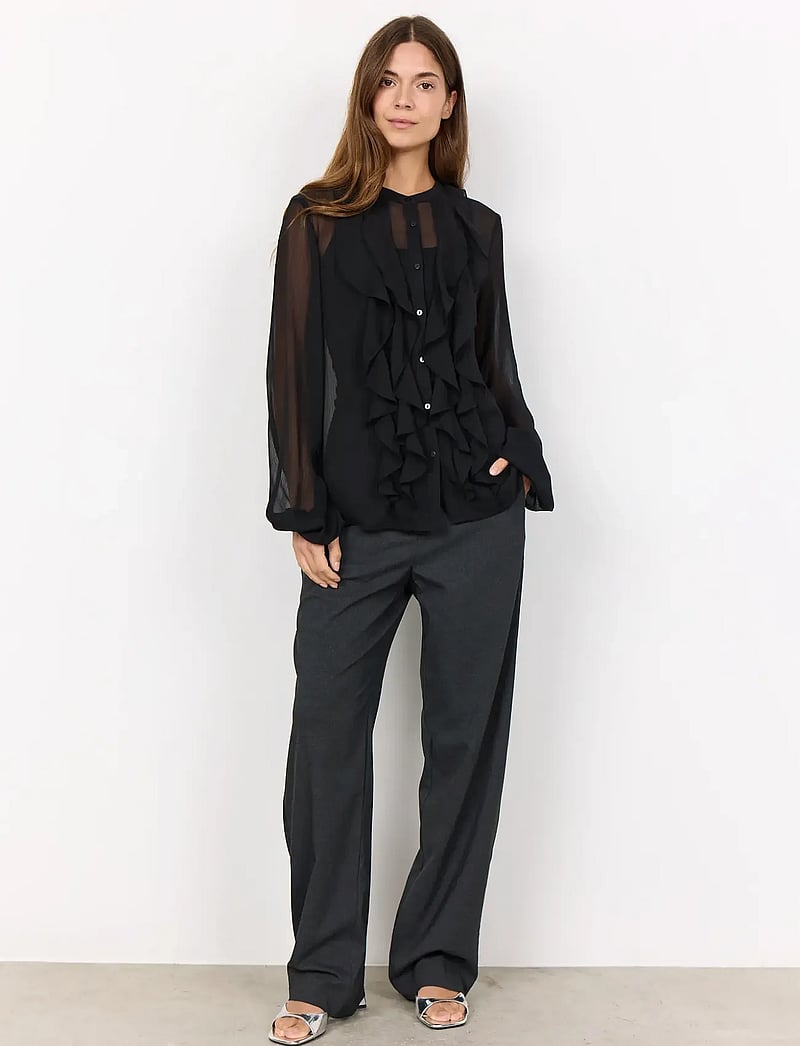 Soyaconcept - SC-NAIA - langærmede bluser - black - 4