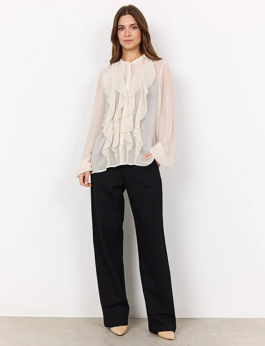 Soyaconcept - SC-NAIA - langärmelige blusen - cream - 3