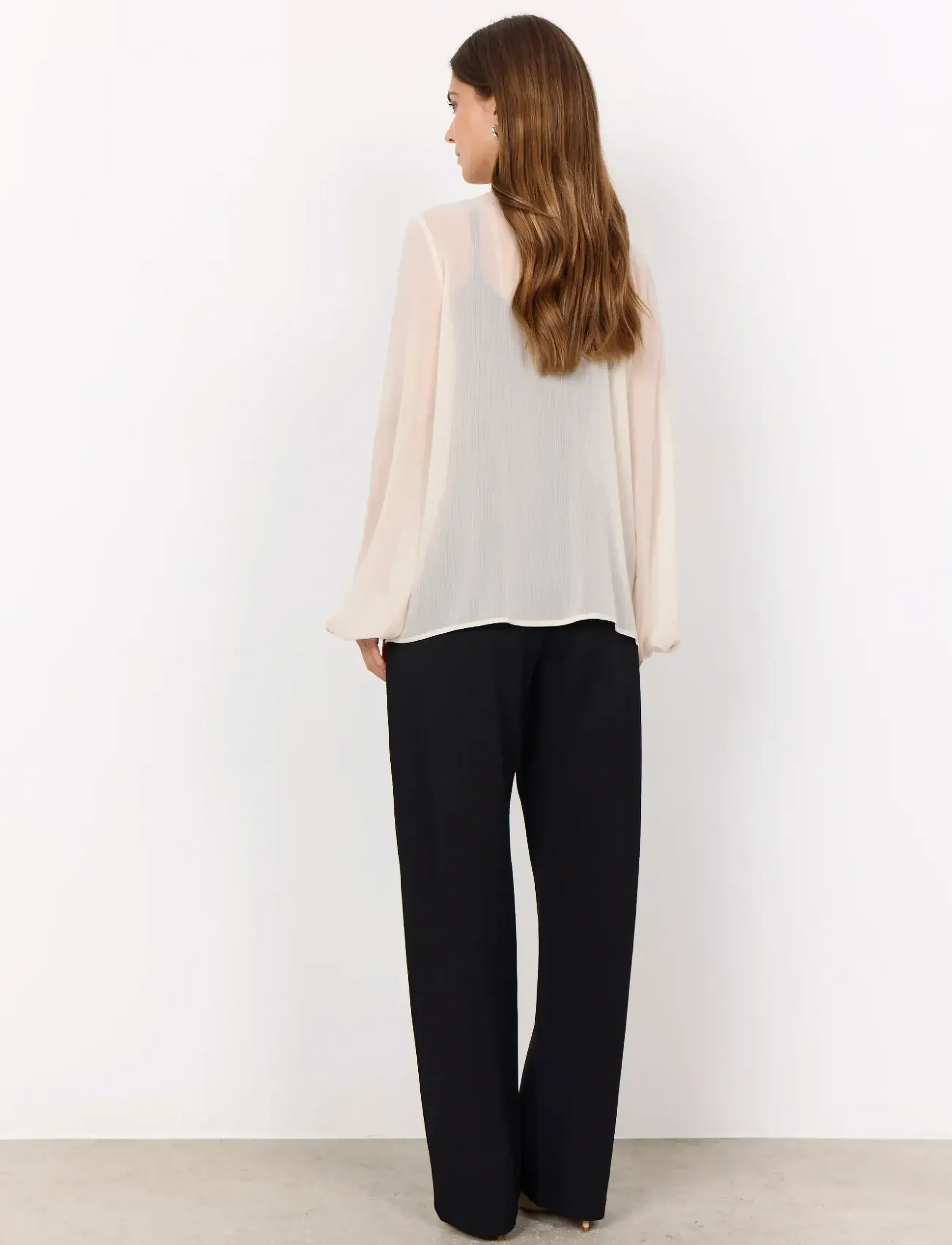 Soyaconcept - SC-NAIA - langermede bluser - cream - 5