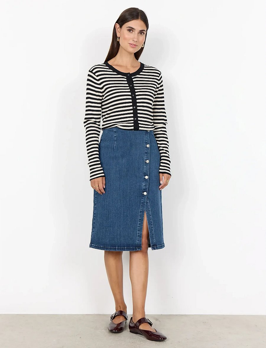 Soyaconcept - SC-KIMBERLY - jeansröcke - 2494 dark blue denim - 0