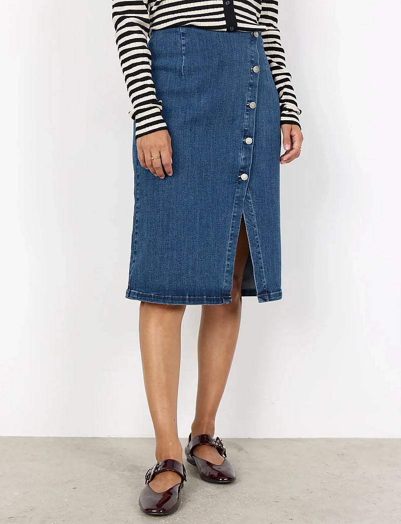 Soyaconcept - SC-KIMBERLY - jeansröcke - 2494 dark blue denim - 3