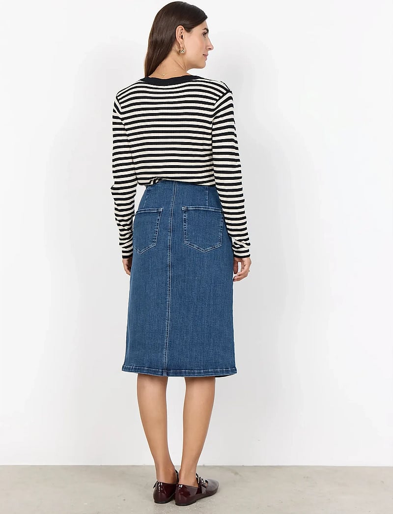 Soyaconcept - SC-KIMBERLY - jeansröcke - 2494 dark blue denim - 4