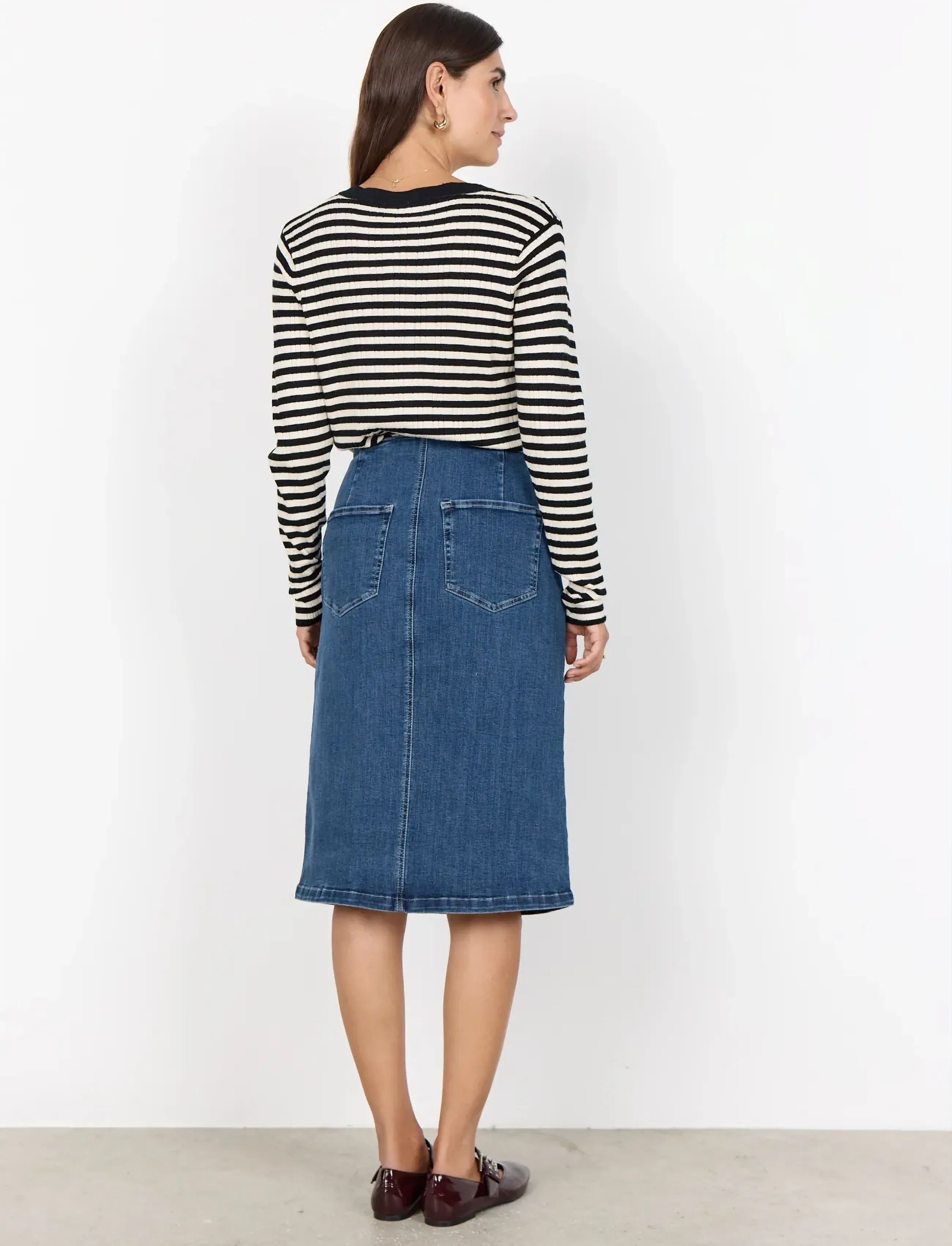 Soyaconcept - SC-KIMBERLY - jeansröcke - 2494 dark blue denim - 4