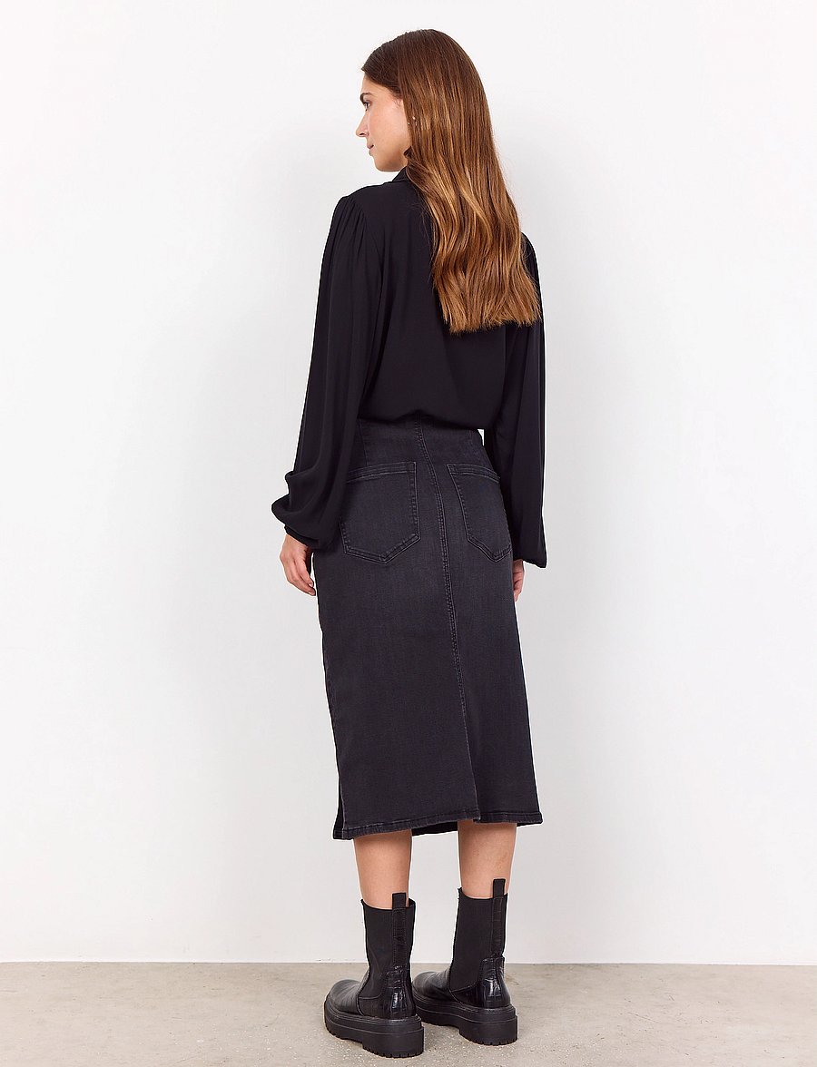 Soyaconcept - SC-KIMBERLY - jeanskjolar - 2644 dark grey denim - 3