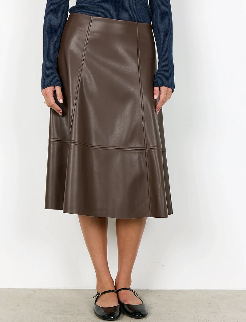 Soyaconcept - SC-BECKIE - midi kjolar - 8694 hot fudge - 0