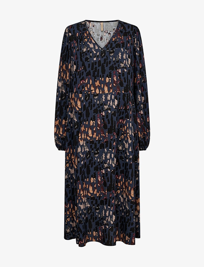 Soyaconcept - SC-IMA - midiklänningar - blue iris combi - 0