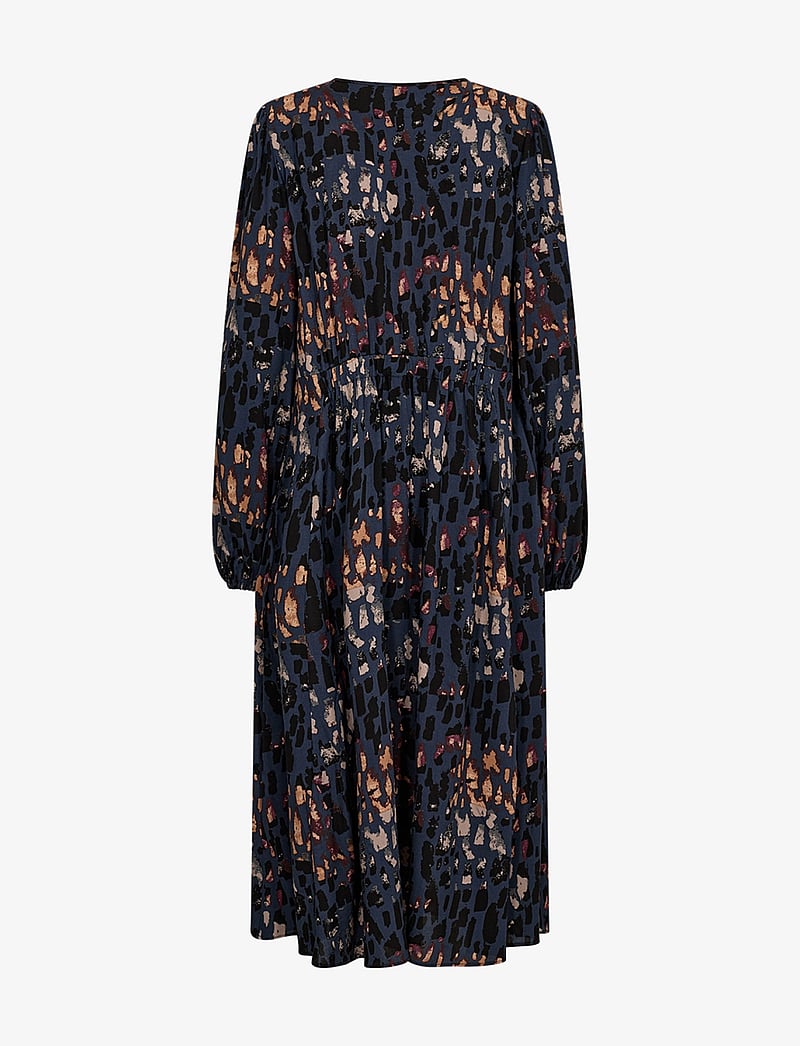 Soyaconcept - SC-IMA - midiklänningar - blue iris combi - 1