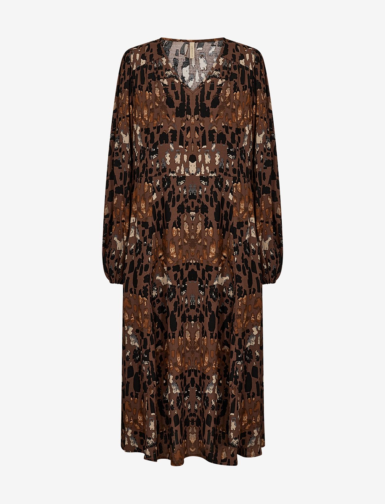Soyaconcept - SC-IMA - midi kjoler - brown combi - 0
