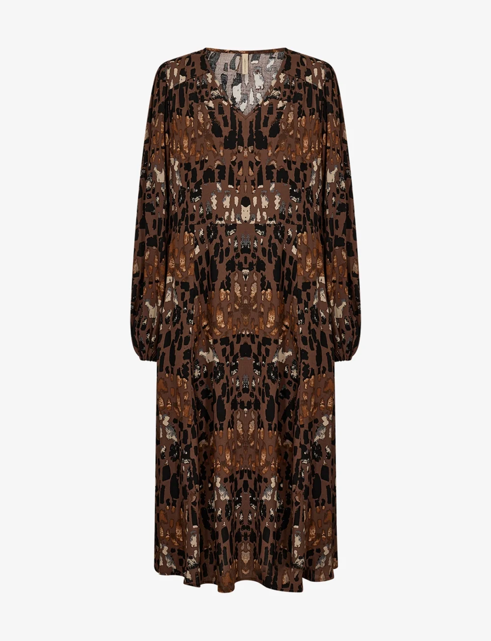 Soyaconcept - SC-IMA - sommarklänningar - brown combi - 0